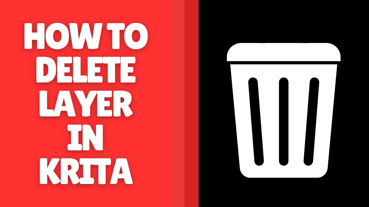 How to Delete Layers in Krita | Step-by-Step Tutorial