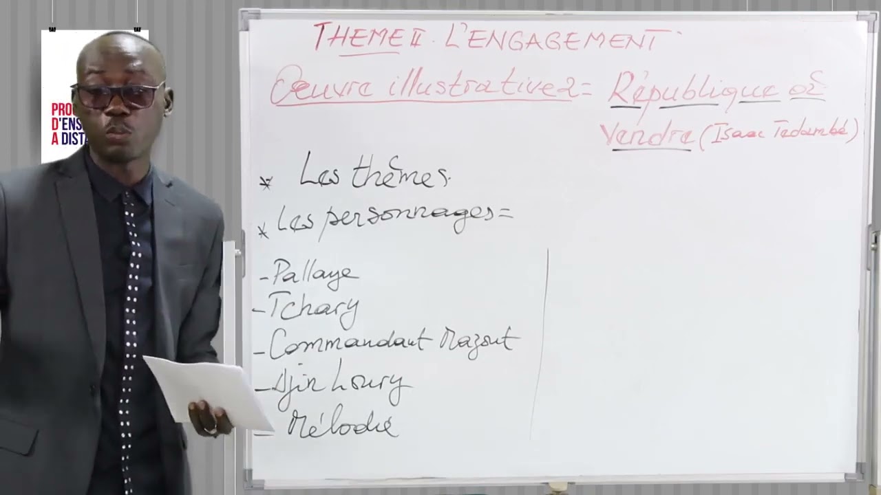 Leçon 80 Thème 2   République à vendre   Etude des thèmes et personnage 1