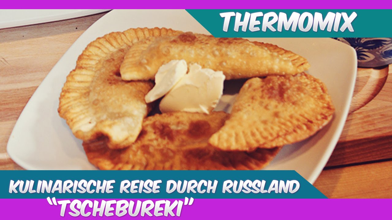 Thermomix® TM5® - russische Tschebureki- Frittierte Teigtaschen mit Hackfleisch