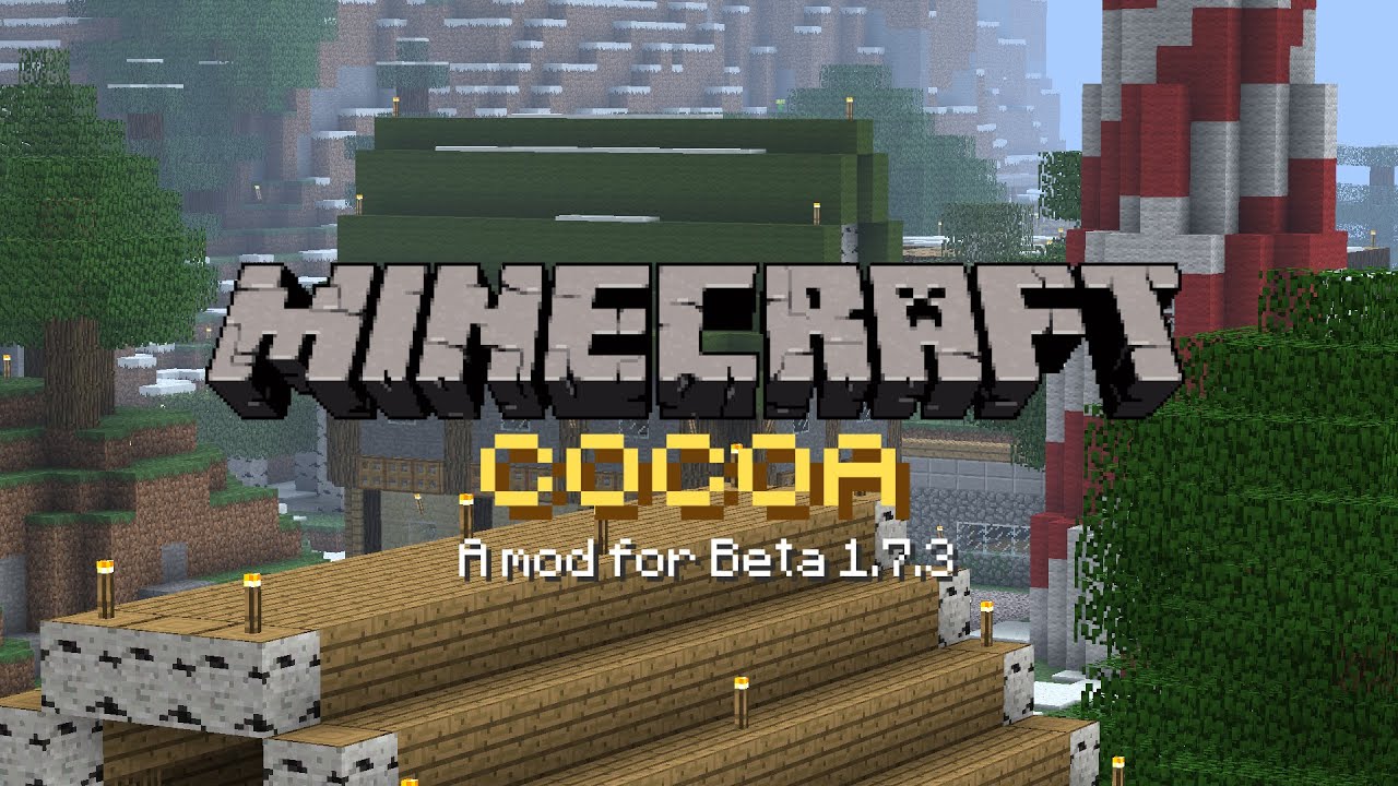 Minecraft Cocoa showcase! (Beta 1.7.3 mod)