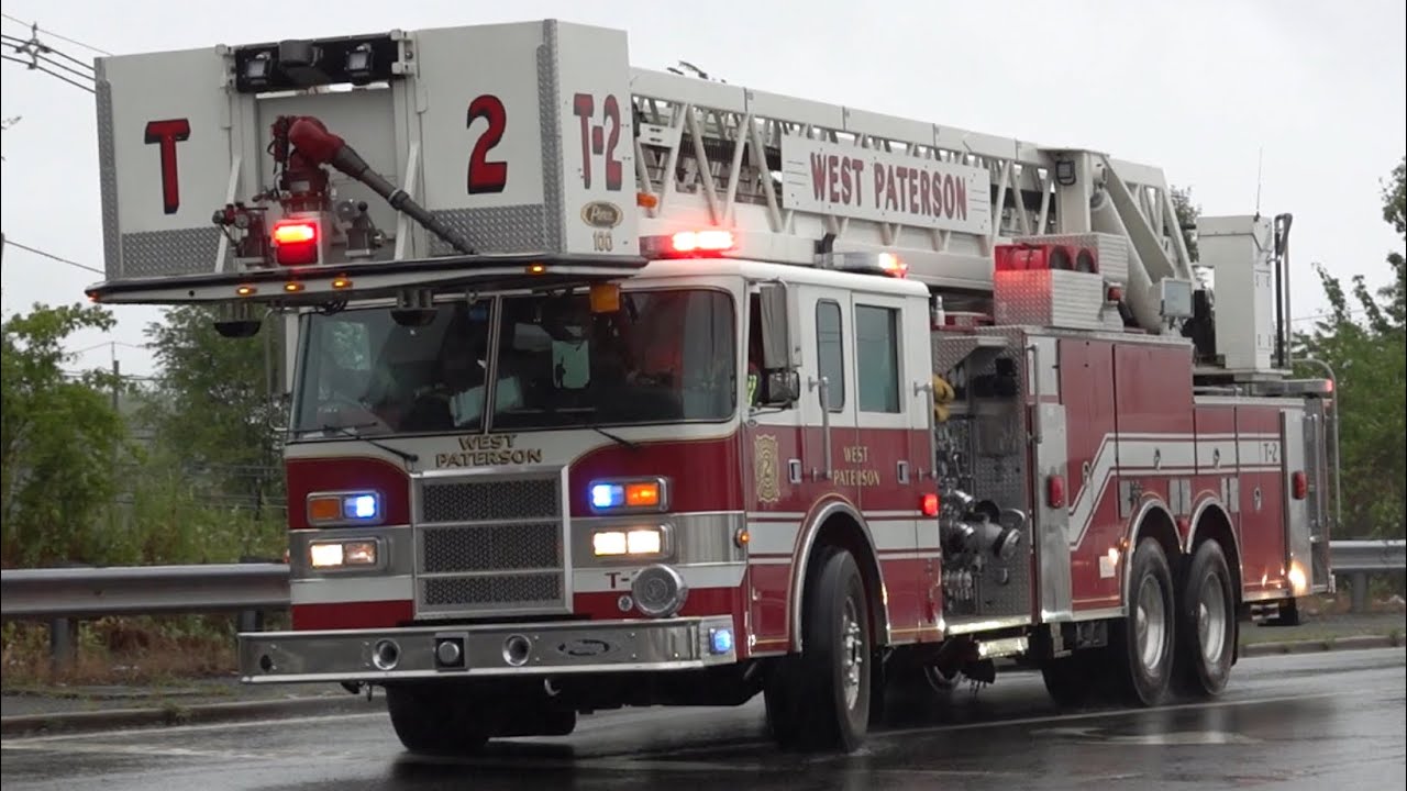 West Paterson Fire Department Truck 2 Responding 8/20/25