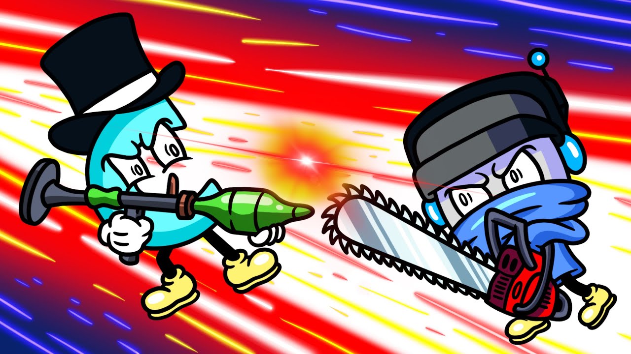We 1v1 with Chainsaws and Rocket Launchers in Roblox Rivals!