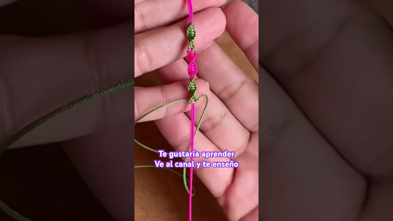 Pulsera de hilo fáciles de hacer. Aprende acá en nailook accesorios. 