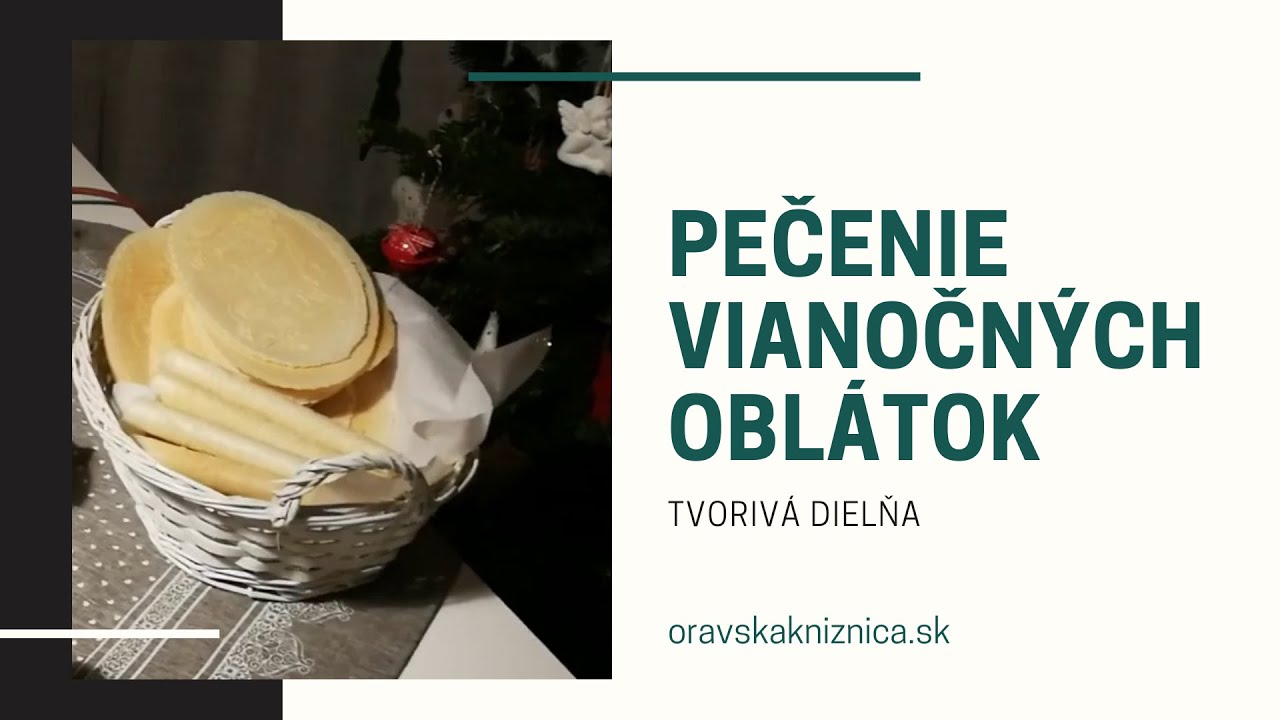 Pečenie vianočných oblátok