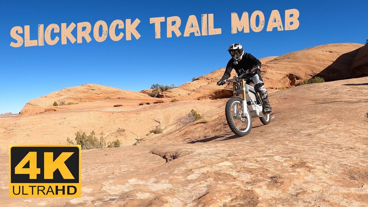Slickrock Trail Moab on a Dirt Bike in 4K | Full 8.9 Mile Loop