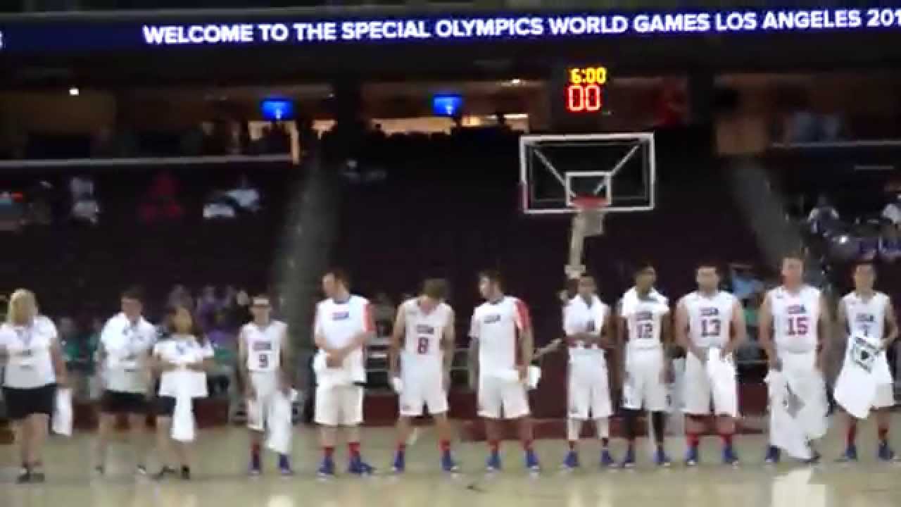 Special Olympics World Games Los Angeles 2015 Team USA (NY) Basketball