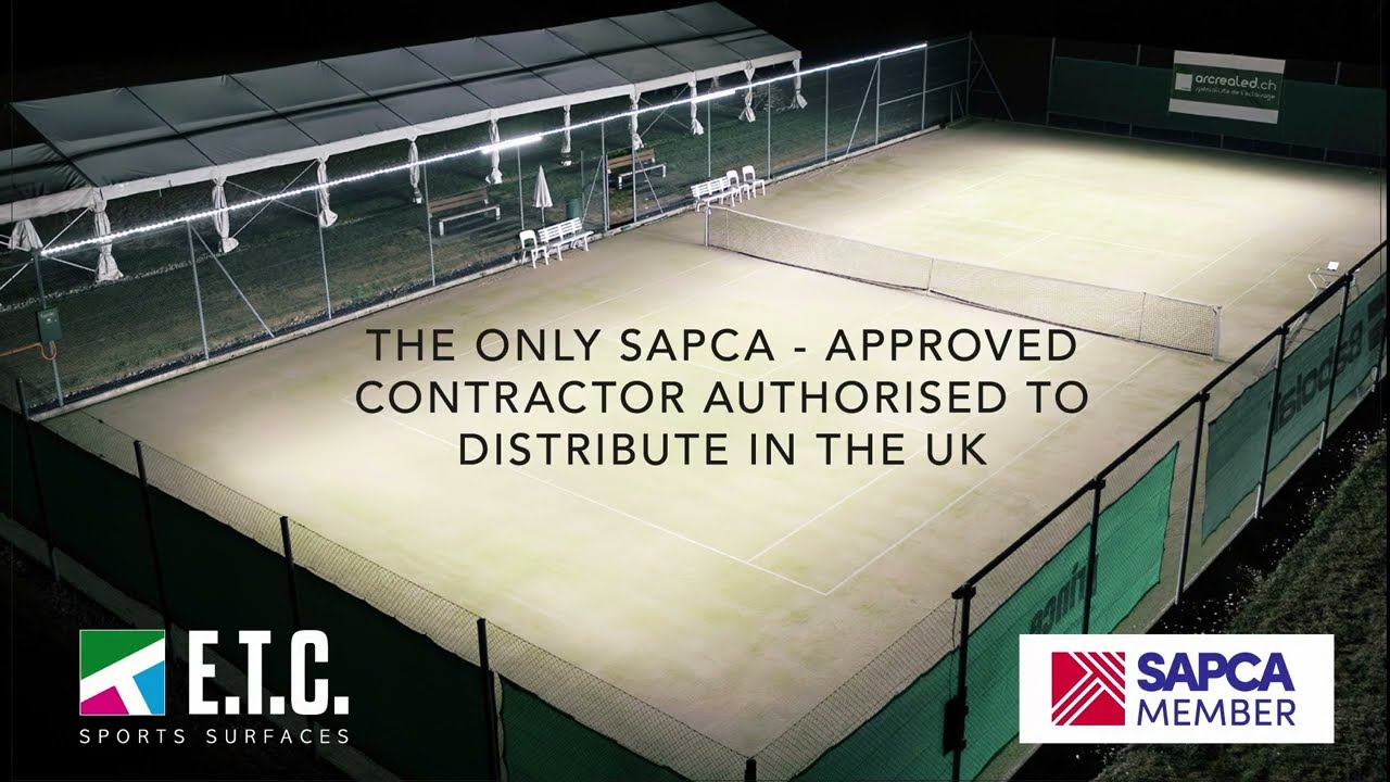 Tweener Tennis Court Lighting: 50% cheaper, 100% effective. 4K