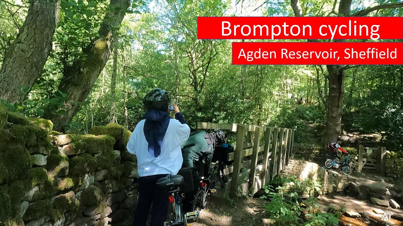 Brompton cycling - Agden Reservoir I we lost