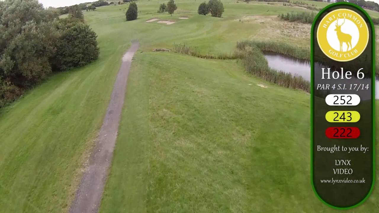 Hart Common Golf Club - Hole 6 Flyover