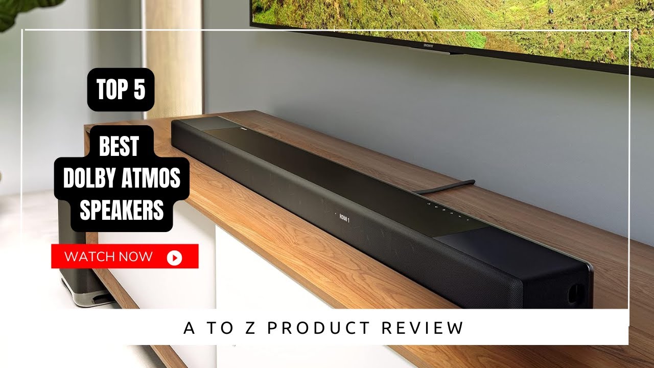 Best Dolby Atmos Speakers On Amazon / Top 5 Product ( Reviewed & Tested )