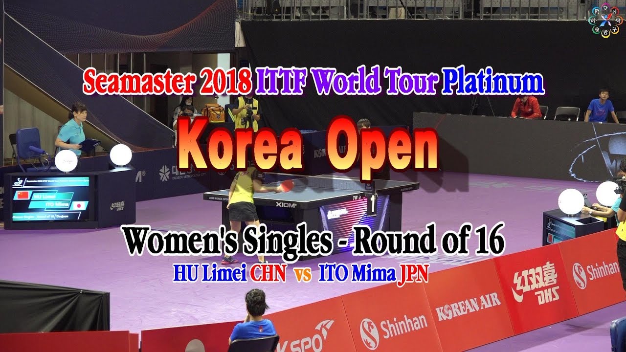 Korea Open, HU Limei CHN vs ITO Mima JPN