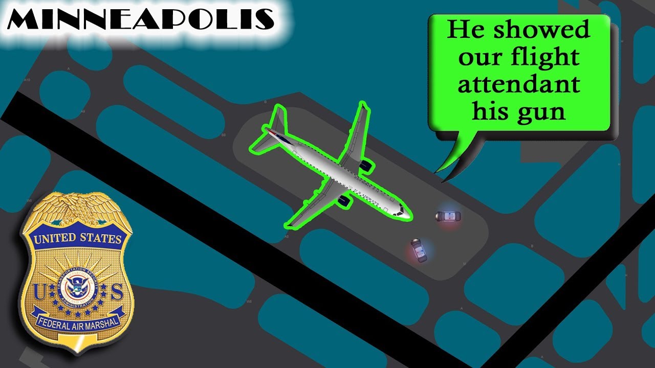 [REAL ATC] An UNRULY AIR MARSHAL forces emergency landing!
