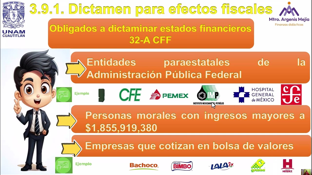 Otros tipos de dictamen