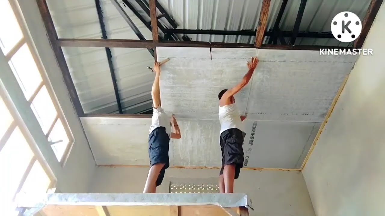How to make AC board ceiling //AC Board fitting karne ke Sahi tarika  @bkcarpenter
