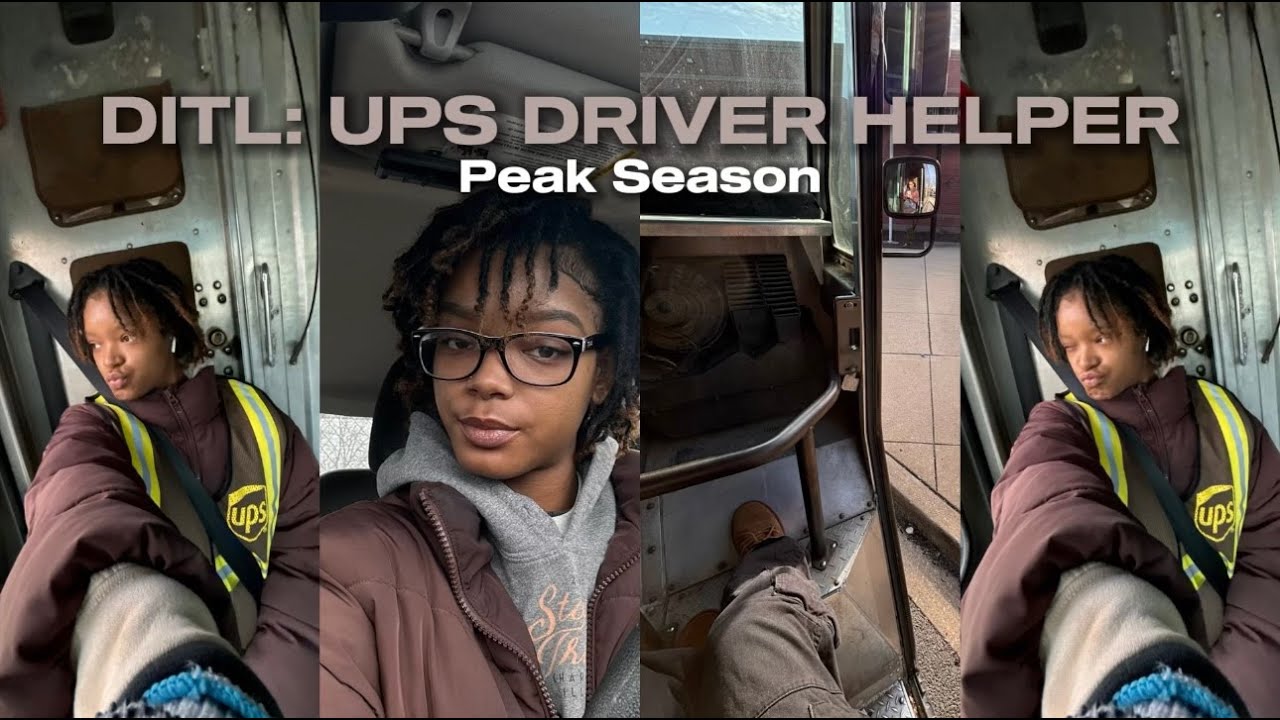 COME TO WORK WITH ME AS A UPS DRIVER HELPER! | Christmas Eve Peak Season