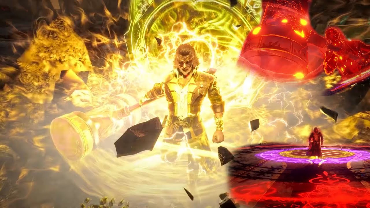 🍃昊天斗罗高燃战斗合集！十万年魂环齐碎化为神环，武魂殿全体供奉出动也难敌一锤！【斗罗大路 Soul Land】