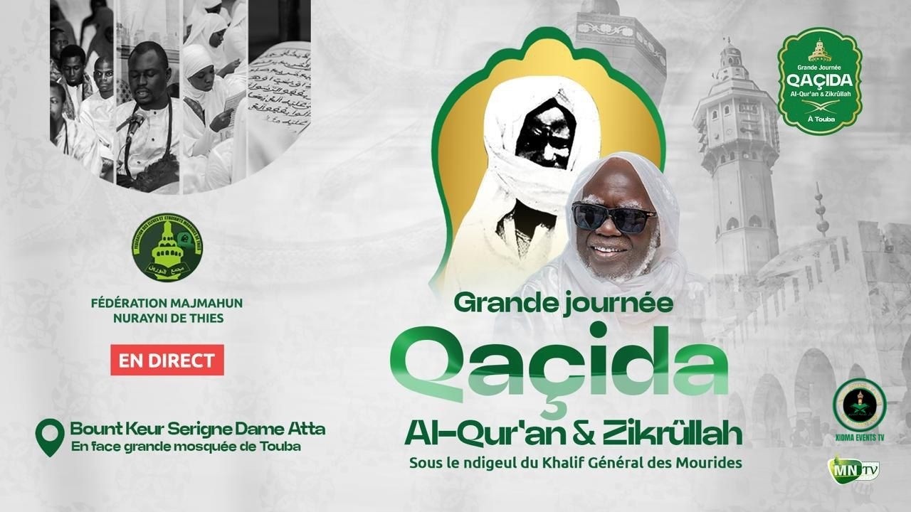 En direct : Grande journée Qacidas TOUBA édition 2026