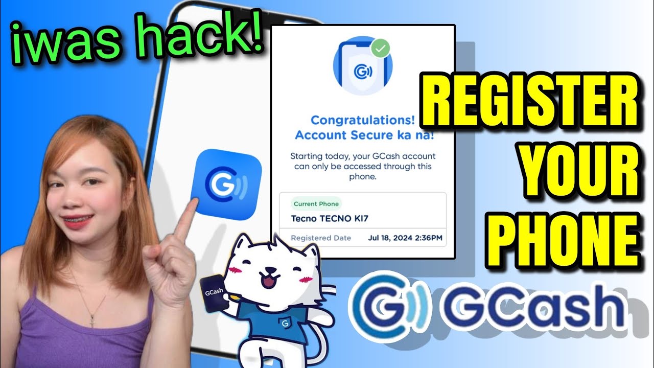 PAANO MAGREGISTER NG PHONE SA GCASH |  REGISTER YOUR PHONE NOW | IWAS HACK | Riencyll Cabile