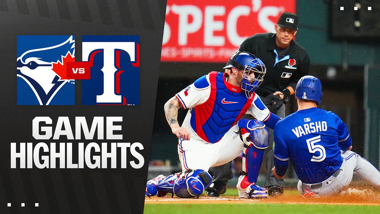 Blue Jays vs. Rangers Game Highlights (5/26/25) | MLB Highlights