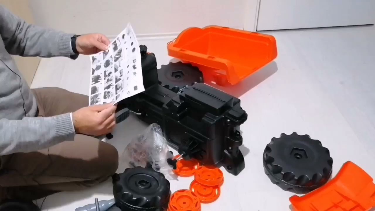 Kepçeli, Römorklu, Pedallı Traktör Kutu Açılışı, İncelemesi ve Kurulumu