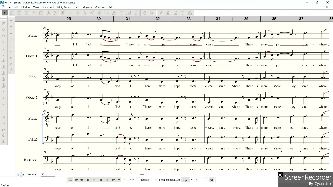There is More Love Somewhere Tenor with Singing
