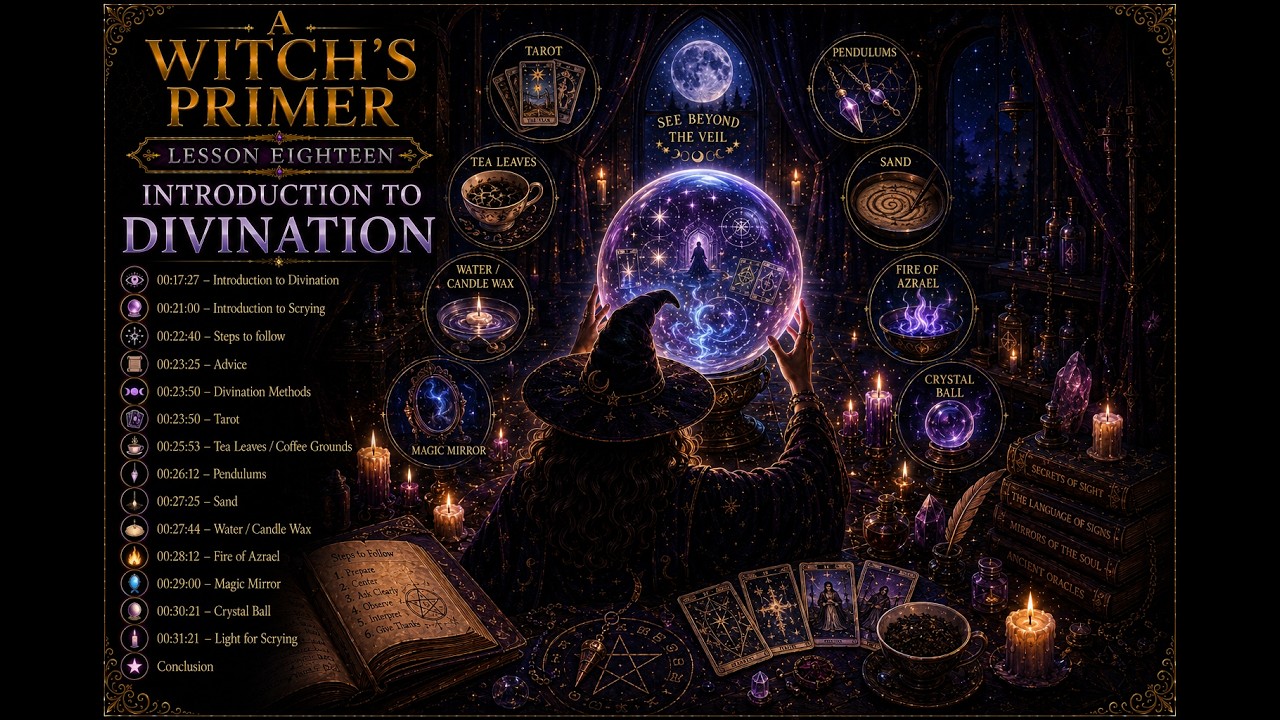 A Witch's Primer: Lesson 18: Introduction to Divination - Learn Witchcraft
