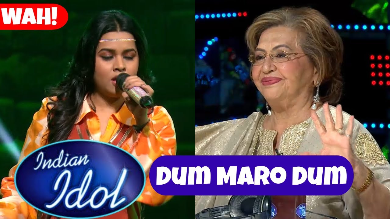 Dum Maro Dum by ANSHIKA || Gorgeous Performence! || Indian Idol Season 16 || The SuperSTAR