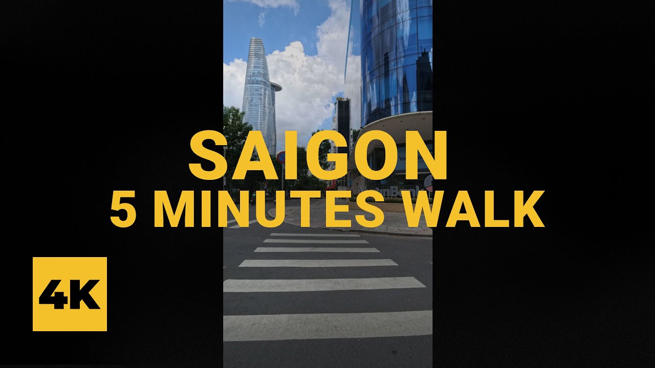 Saigon POV 5 Minutes Walk 4K [60fps]