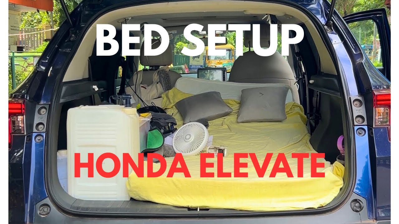 Honda Elevate Bed Setup | No Build Car Camping in India | Vertical Video