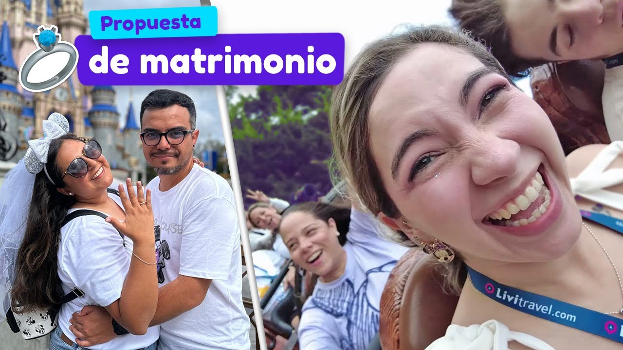 Participamos de una PROPUESTA de MATRIMONIO en DISNEY 😍🏰Travel Con 2024