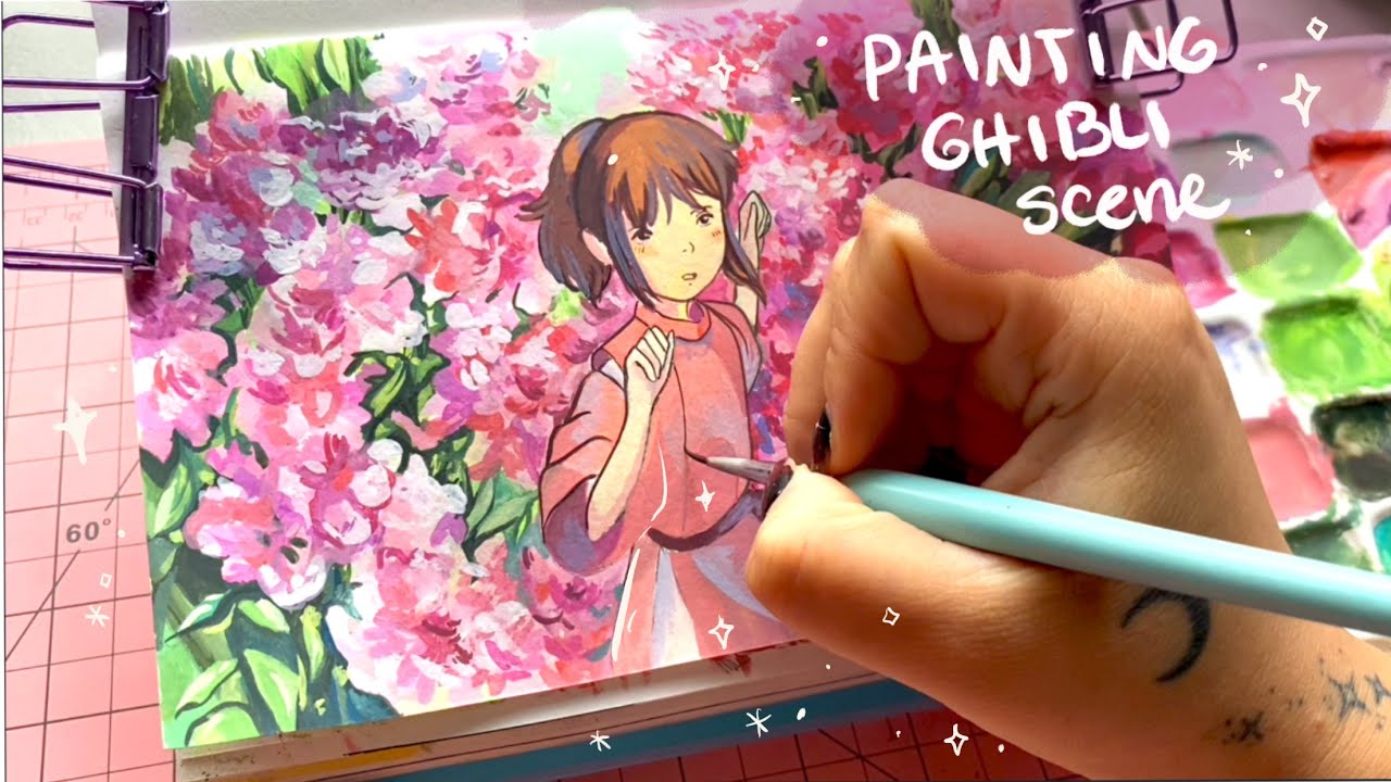Painting Studio Ghibli Scene “Spirited Away 