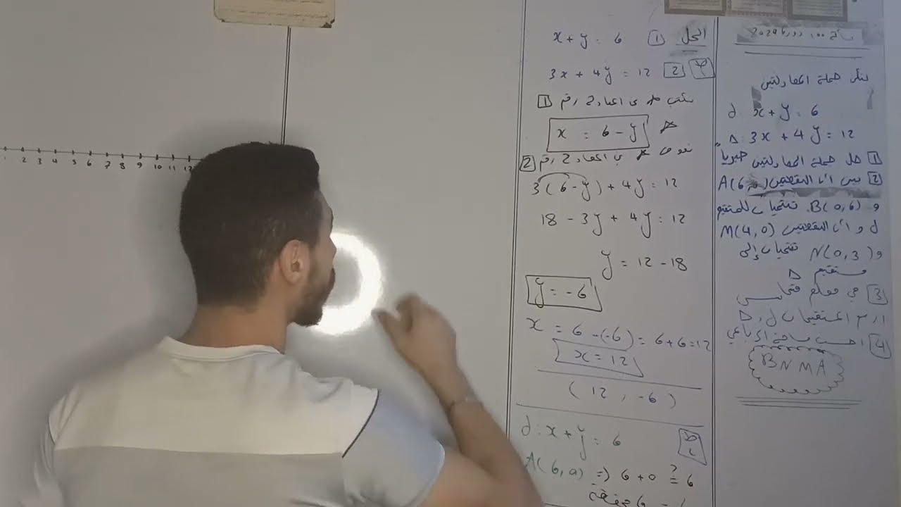 حل مسألة 100 علامة  جبر  دورة 2024  منهاج سوري صف التاسع للأستاذ نور الدين حبيب