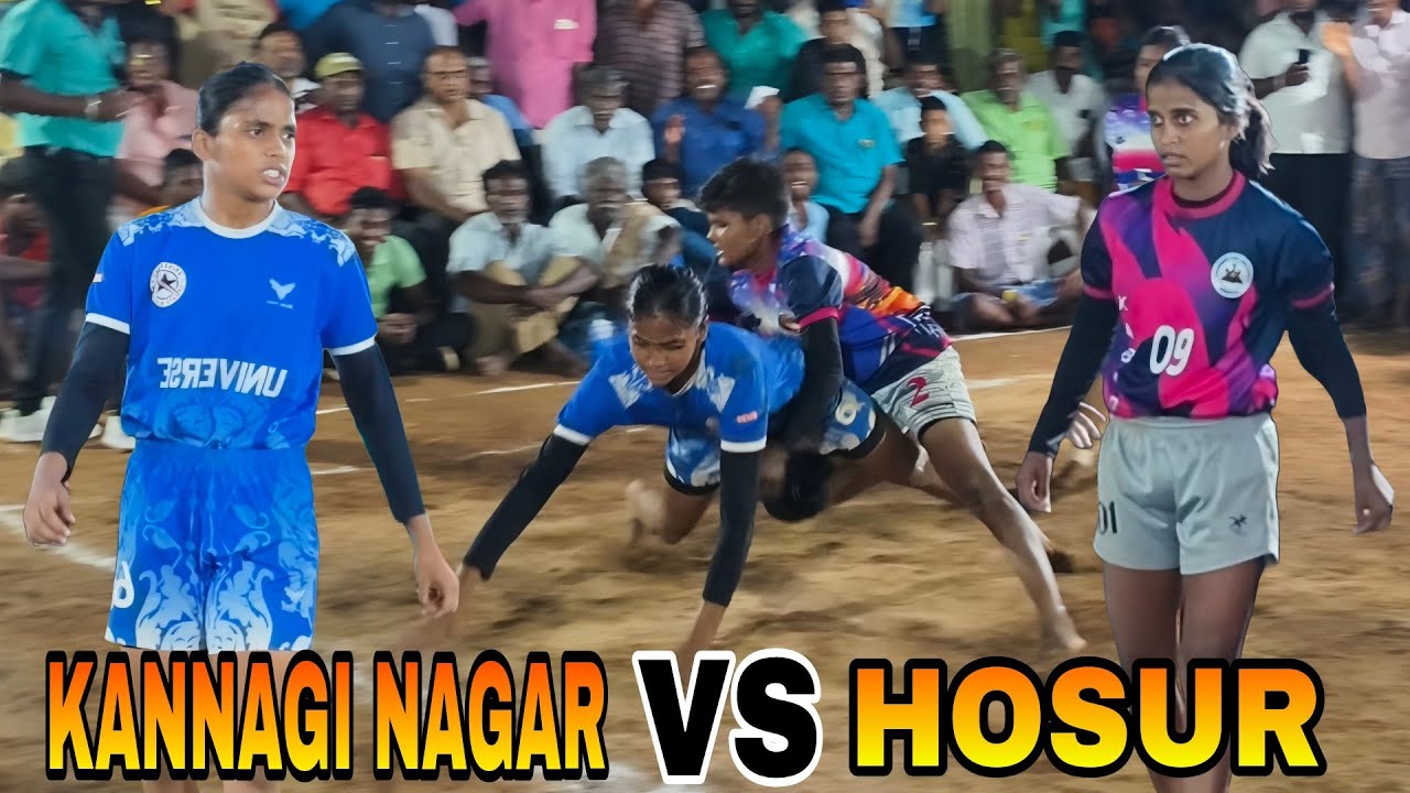 SF - USA கண்ணகி நகர் VS ஓசூர் | திரன் கபாடி போட்டி கல்பட்டு | திருவண்ணாமலை | 2024