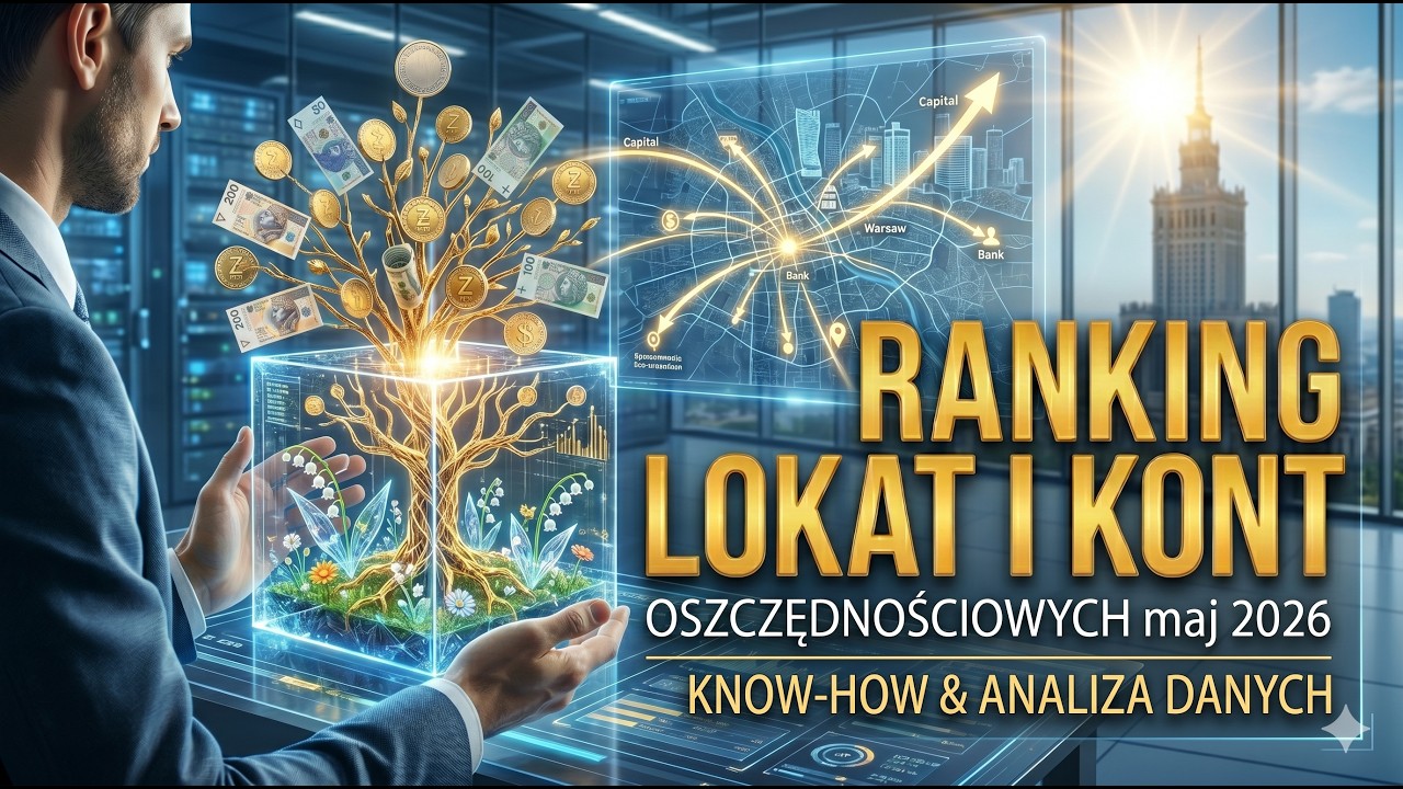 Ranking lokat i kont oszczędnościowych maj 2026. Najlepsze 5 ofert
