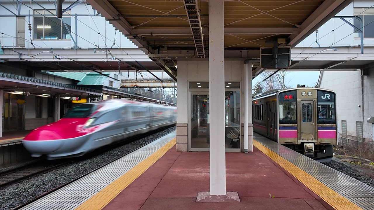 Japan's Rare Train That Runs on Bullet Train Tracks!