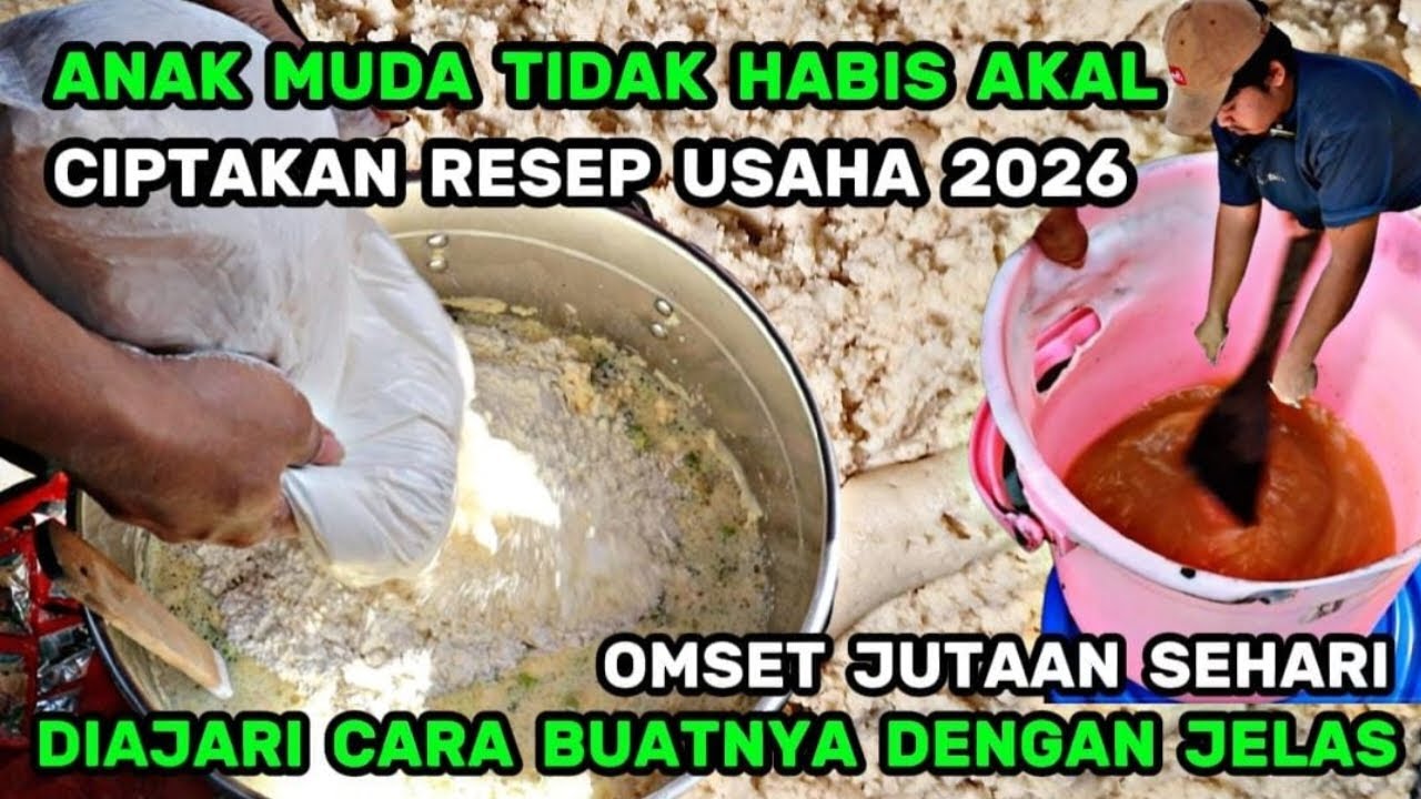 CUMAN BAHAN TEMPE DAN ADONAN !! RESEP DI BONGKAR PEDAGANG BAIK BANGET OMSET JUTAAN SEHARI