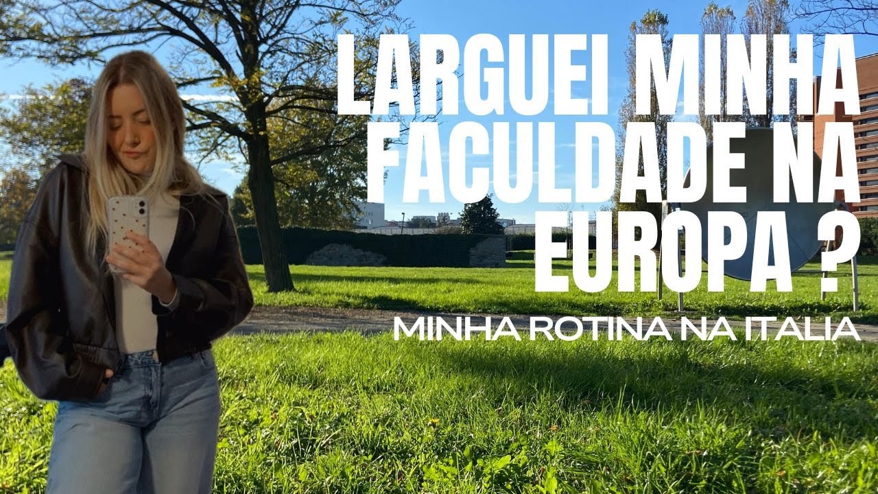 🎓 Por que decidi abandonar meu mestrado na Itália | um desabafo sincero
