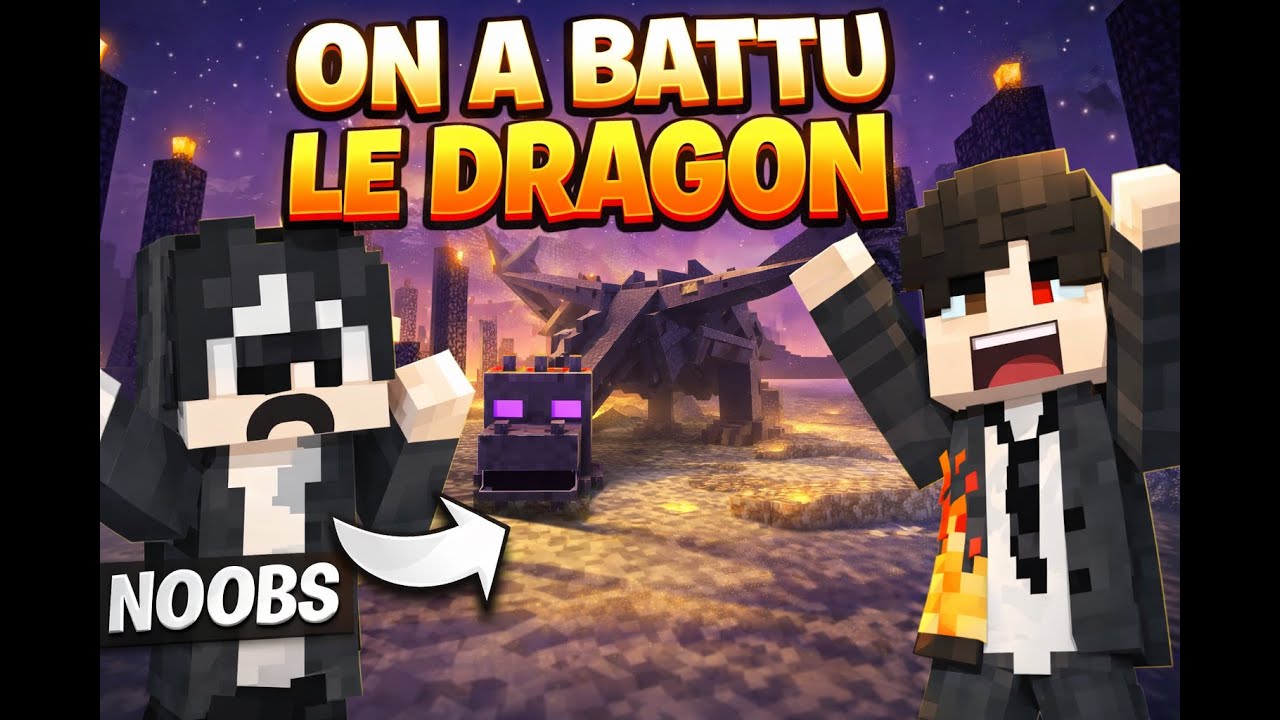 Des NOOBS sur Minecraft… et pourtant on bat le Dragon