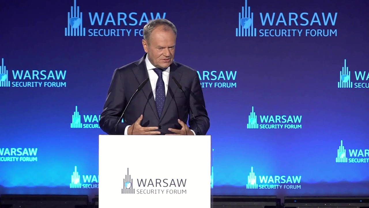 NA ŻYWO | Wystąpienie Premiera Donalda Tuska podczas Warsaw Security Forum