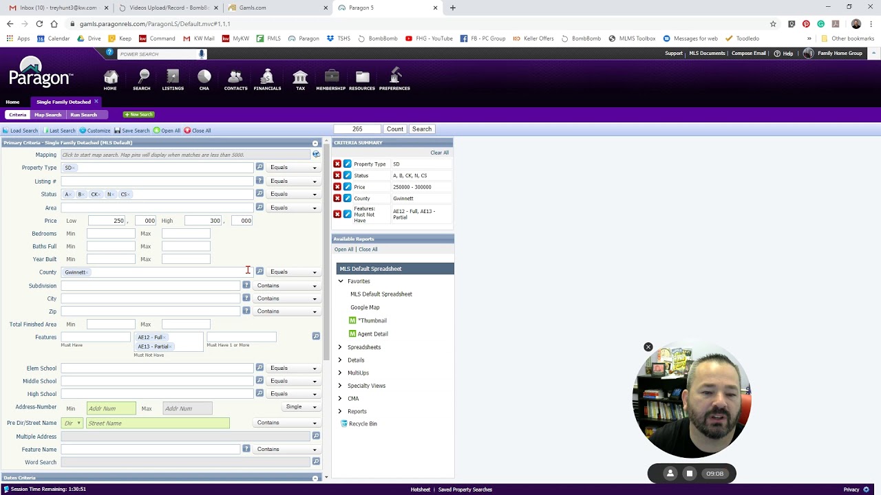 Search in GAMLS Paragon
