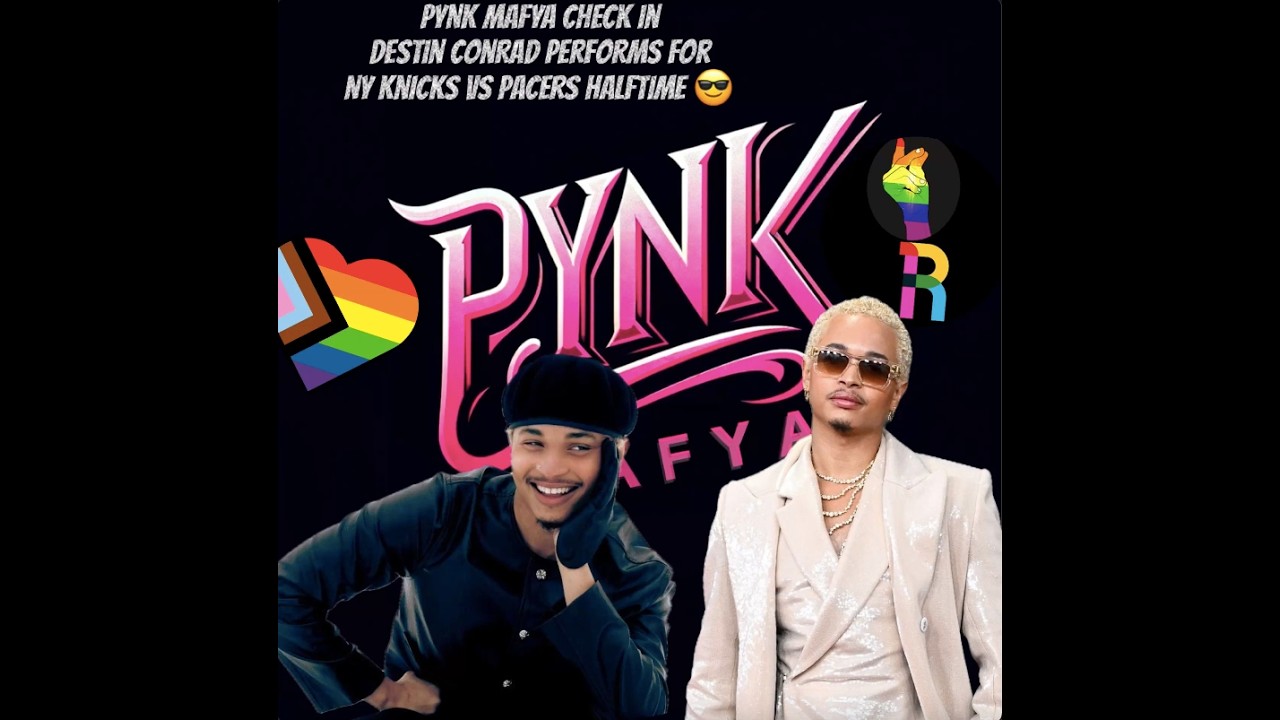 Pynk Mafya Check In Destin Conrad at The NY Knicks Halftime