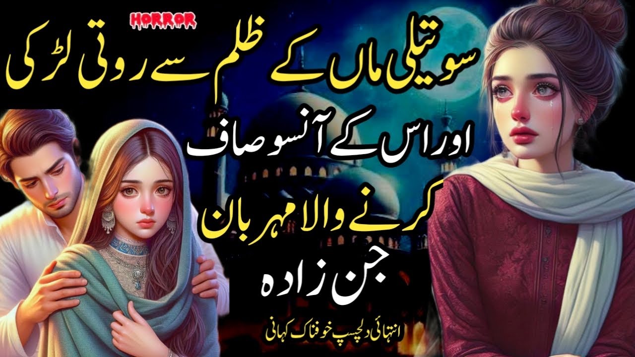 Soteli Maa Kay Zulm Say Roti Larki Aur Usky Anso Saaf Karny Wala Meharban Jinzada