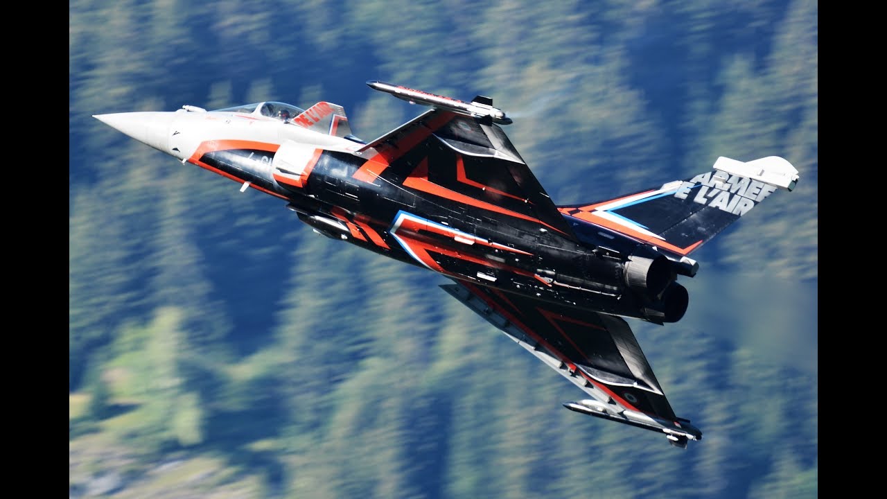 Rafale Solo Display Cpt Babouc Nativel Courchevel 11 Août 2018
