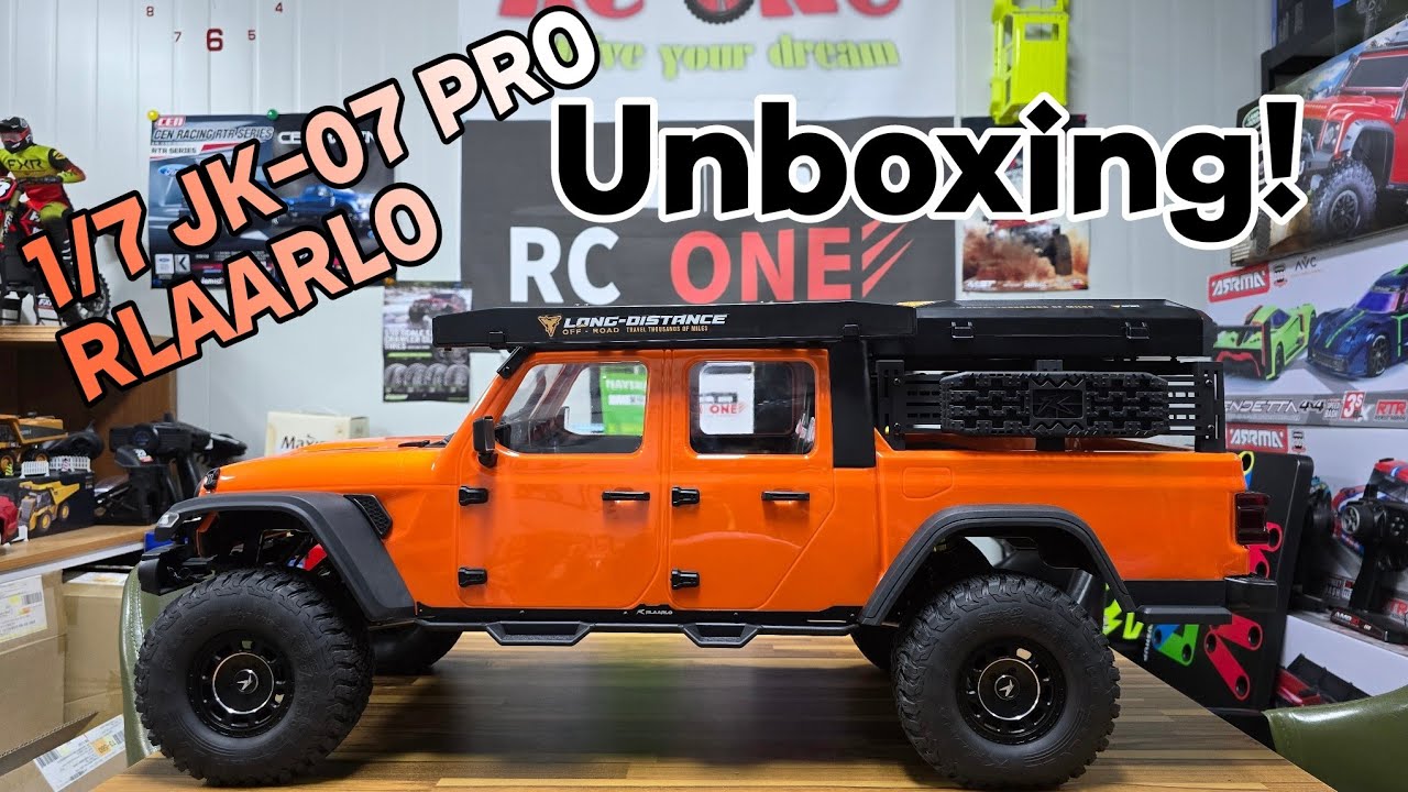 [RC CAR 알씨카]_RLAARLO JK-7 PRO Unboxing!(르랄로 JK-07  PRO 지프 글에디에이터 개봉영상!)