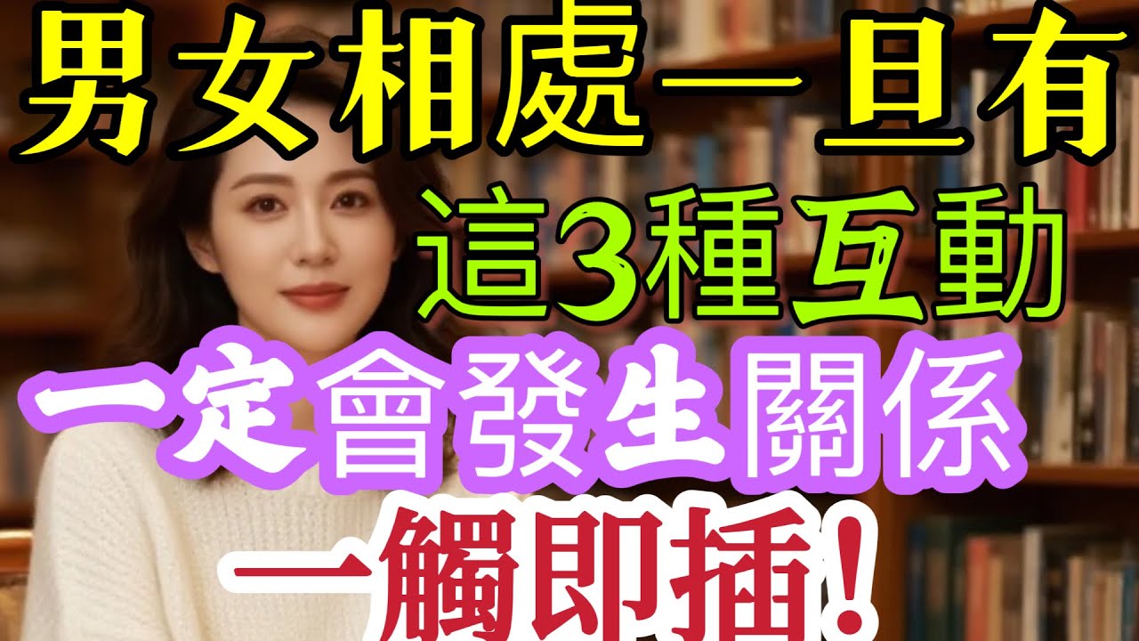 男女相處，一旦有了這三種互動，一定會發生親密關係，一觸即發。百分之百  #男女相處#親密關係#互動#信號##情感 #happy婚 #感情 #大熱門 #結婚