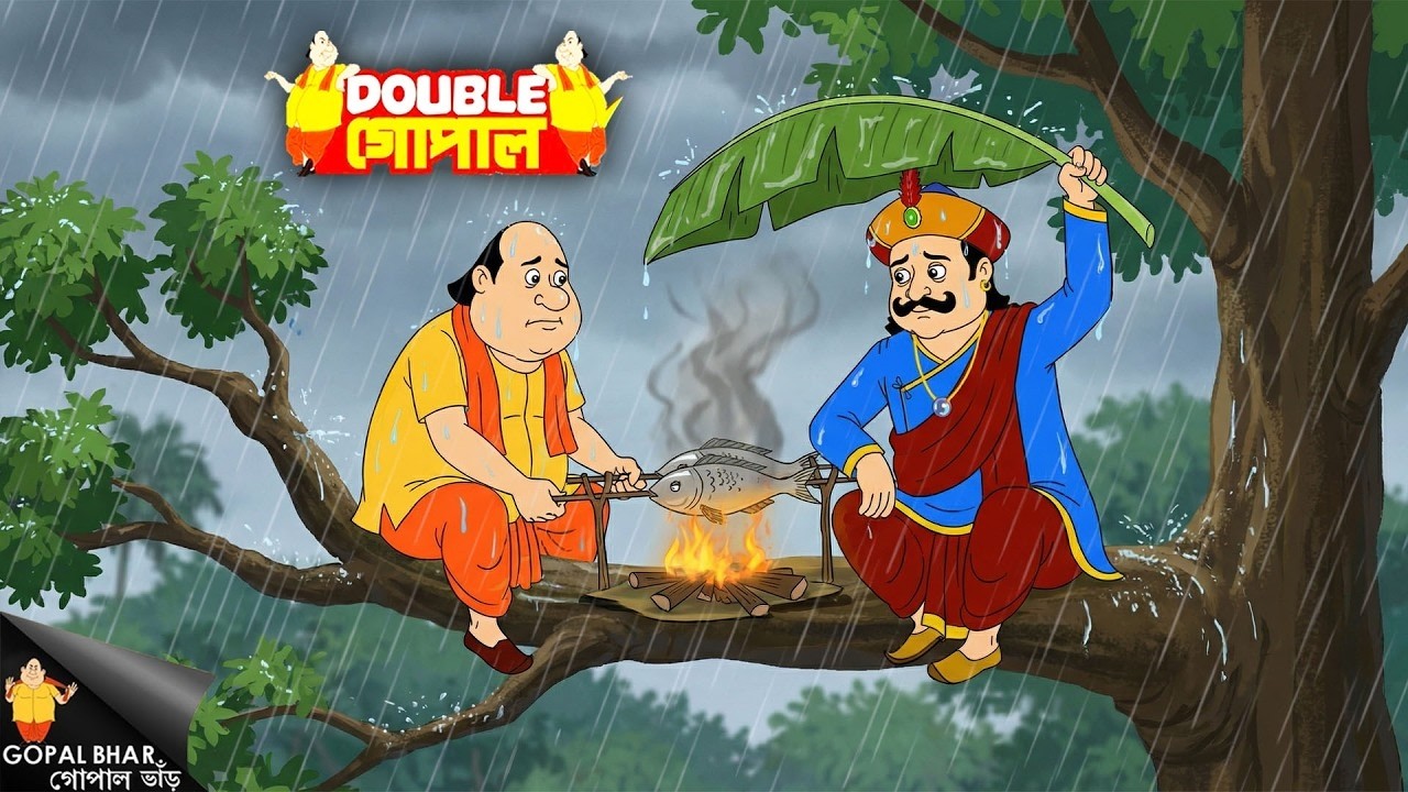 গোপাল দাদা আর রাজা বৃষ্টির মধ্যে গাছে মাছ রান্না করলেন কীভাবে? | গোপাল ভর | Gopal Bhar | New Episode