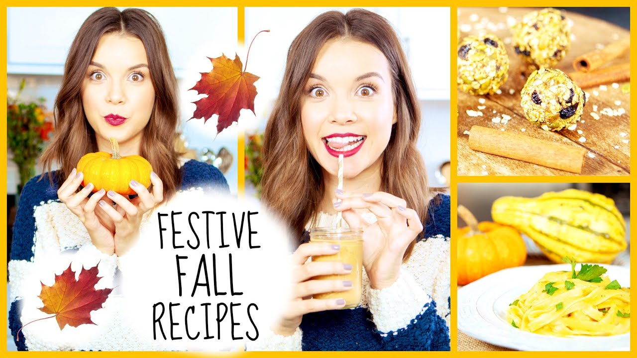 Festive Fall Recipes: Breakfast, Snack + Dinner Ideas!