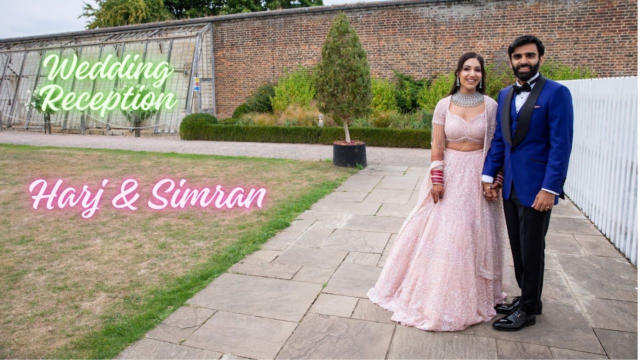 Best Wedding Reception Highlights  // Harj & Simran  //  Raj Video Luton
