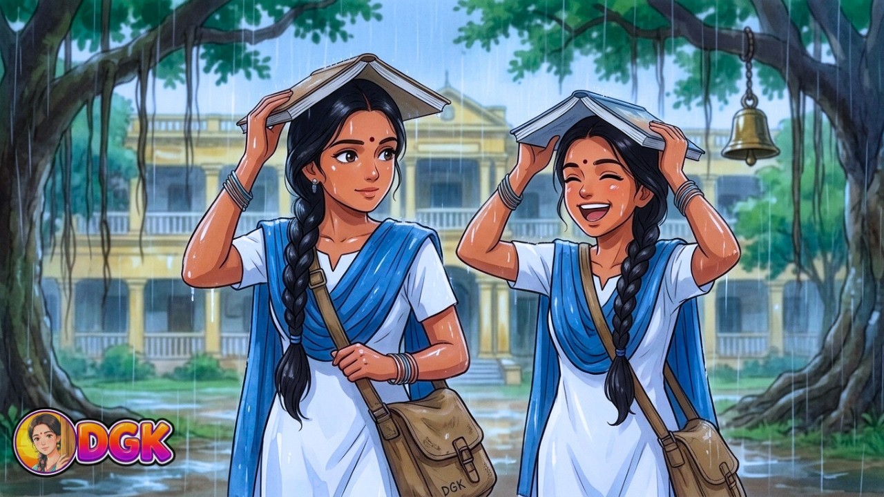 Only 90s Kids Remember THIS Monsoon School Struggle 🌧️📖 DGK Desi Ghibli Kitchen ASMR