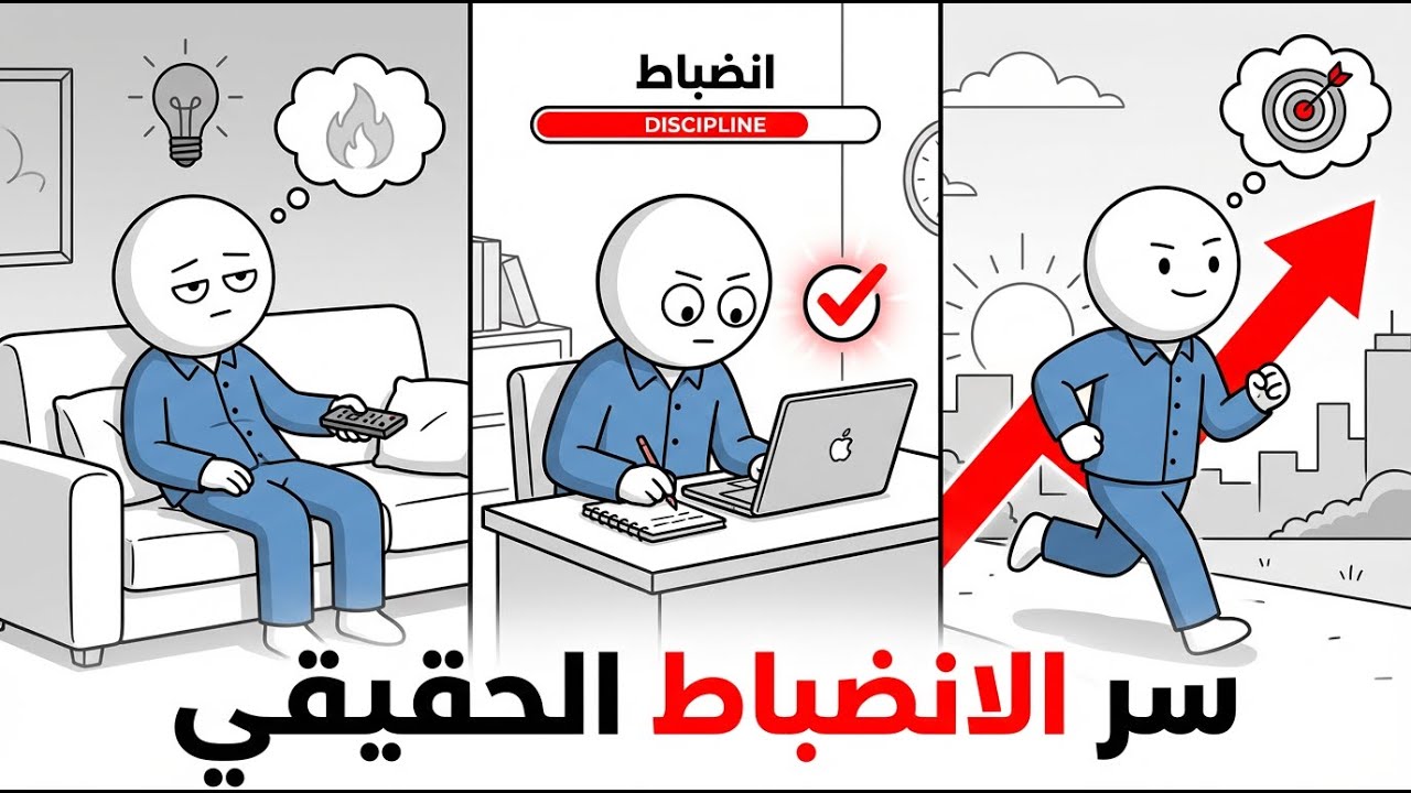 كيف تستمر حين يختفي الشغف؟ سر الانضباط الحقيقي